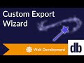 Custom Export Wizard