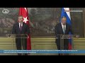 LIVE: Russian and Turkish foreign ministers hold joint news briefing in Moscow