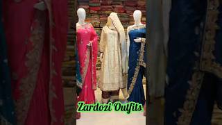 All new Zardozi outfits | Zardozi Gharara | Zardozi Angrakha | Zardozi Sarees.