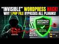 The "Invisible" WordPress Hack: Why 1 PHP File Bypasses ALL Security Plugins #Hacking #CyberSecurity