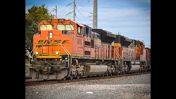 BNSF Loaded Coal (Rosenberg, Tx) PLUS the story behind BNSF 9018