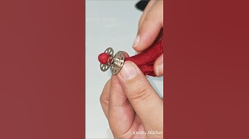 How to make perfect round potli button #shorts