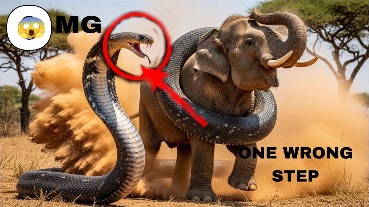 “When a Giant Meets a Silent Killer | Elephant vs Snake | An Emotional Wildlife Story”