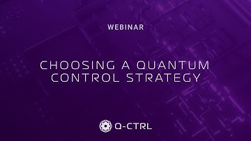 Choosing a quantum control strategy