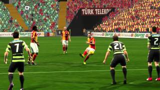 Sneijder Free Kick Goal Galatasaray