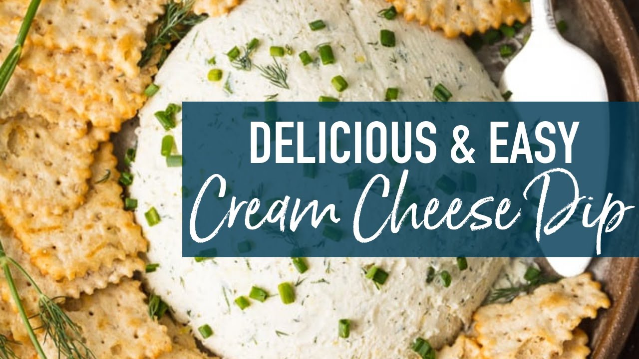Herb Cream Cheese Dip YouTube