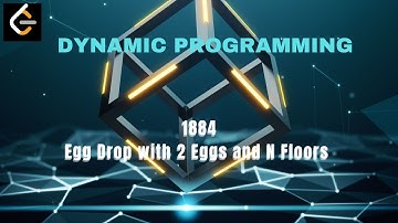 1884.Egg Drop with 2 Eggs and N floors |leetcode dp series|leetcode