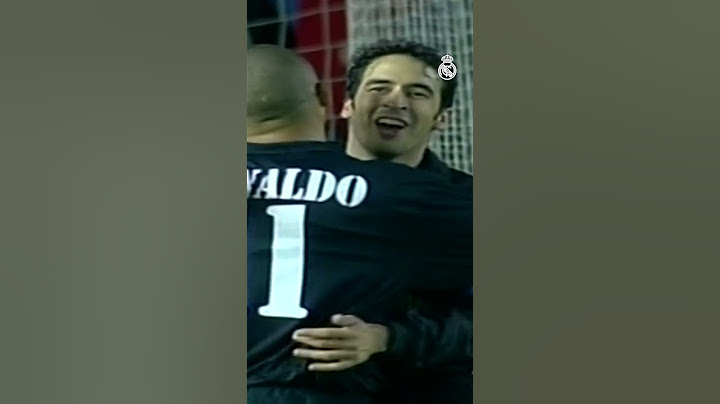 ⚽ Raúl 🅰️ Guti 🔙 #AlavésRealMadrid #RealMadrid