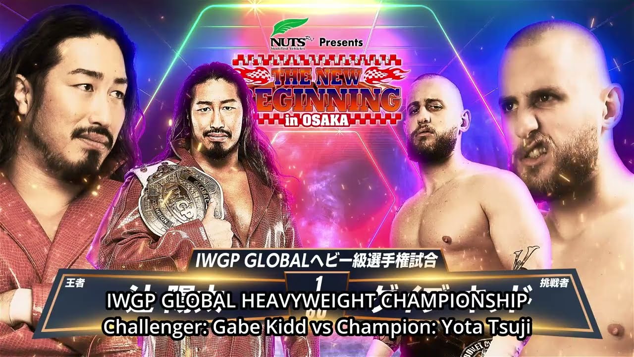 Yota Tsuji vs Gabe Kidd LIVE in English at New Beginning! - YouTube
