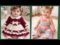 Trending beautiful crochet kid's frocks