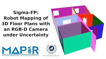 Sigma-FP: Robot Mapping of 3D Floor Plans with an RGB-D Camera under Uncertainty