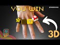 SÚPER Anillos de MARIO para Imprimir en 3D : ¡Fácil, rápido y con poco Filamento!