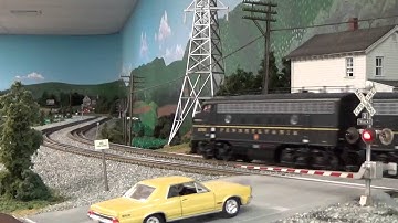 O Scale PRR Freight on Middle Division HD