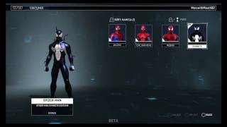 A closer look at the symbiote costume for spider-man. it's timed
exclusive that is tied to having all founders packs apart from war
machine pack. f...