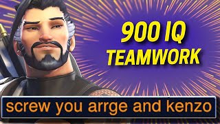 When a lore accurate Hanzo and Widowmaker work as a team