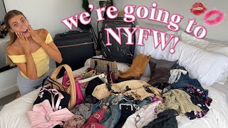 Watch me attempt to pack for fashion week and FAIL miserably..