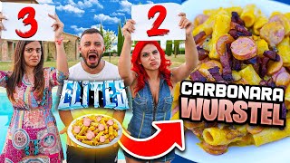 CARBONARA CON WÜRSTEL! CHI CREA LA CARBONARA MIGLIORE VINCE!!! w/Elites