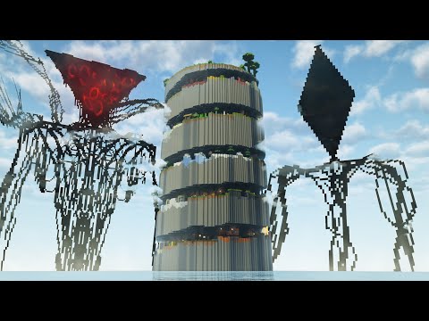 I Added Horror Mods to Parkour Spiral Minecraft..