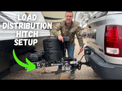 How To Setup And Use a Weight Distribution Hitch - YouTube