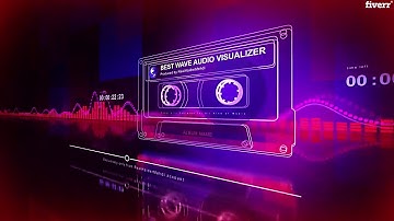 Make creative music visualizer or audio visualizer - Best Lyric & Music Videos service