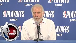 [FULL] Gregg Popovich jokes about Steve Kerr, Steph Curry during pregame presser | NBA on ESPN