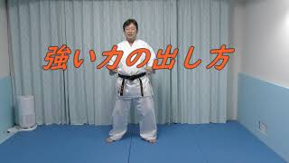 武道の力の出し方（丹田）