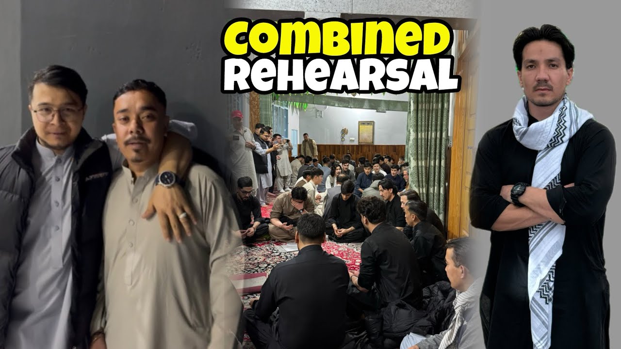 Combine rehearsal at Imam Bargah e Musa ibn Jaffarؑ | Hazaragi vlog | Asadz Official