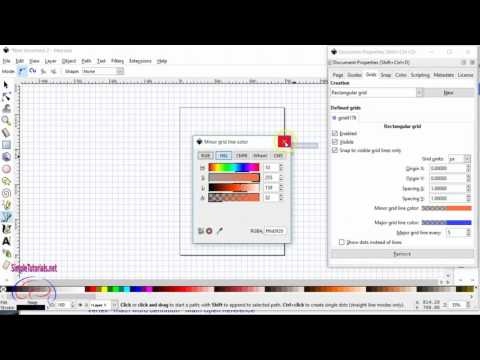 Grids in Inkscape