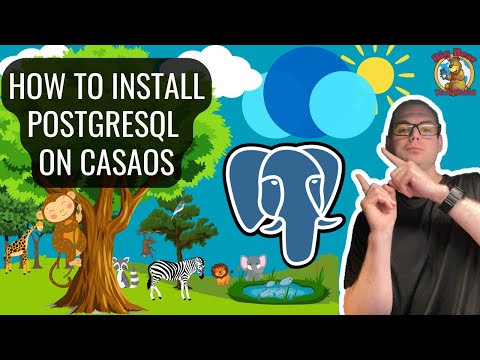 How to install PostgreSQL on Casa OS
