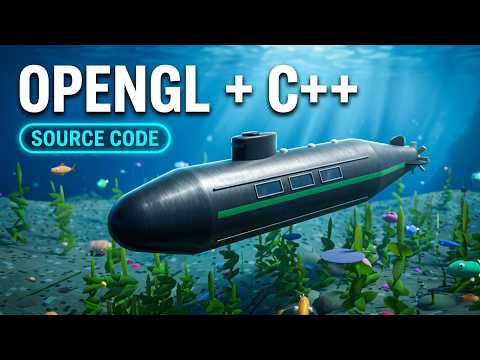 Submarine Simulation with source code | OpenGL | GLUT| C++ | Computer Graphics Project