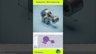Isometric 3D modeling #solidworks #viral #shorts #technology