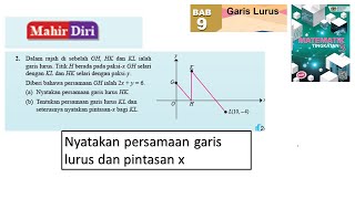 KSSM Matematik Tingkatan 3 Bab 9 garis lurus selari mahir diri bab 9 no2 n buku teks cabaran dinamis