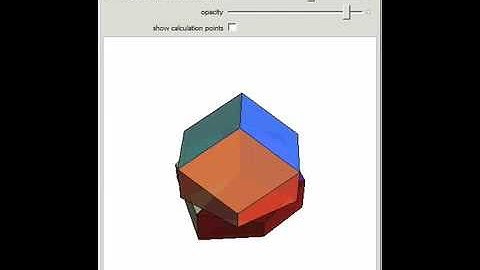 Dissecting a Rhombic Dodecahedron into Two Solids