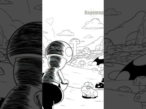 Inktober 2023 Day 8 Toad Drawing Art Marioart Supermarioart Artdrawing Inktober Inktober2023 