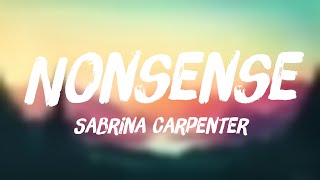 Nonsense - Sabrina Carpenter /Lyric Song/ 🎹