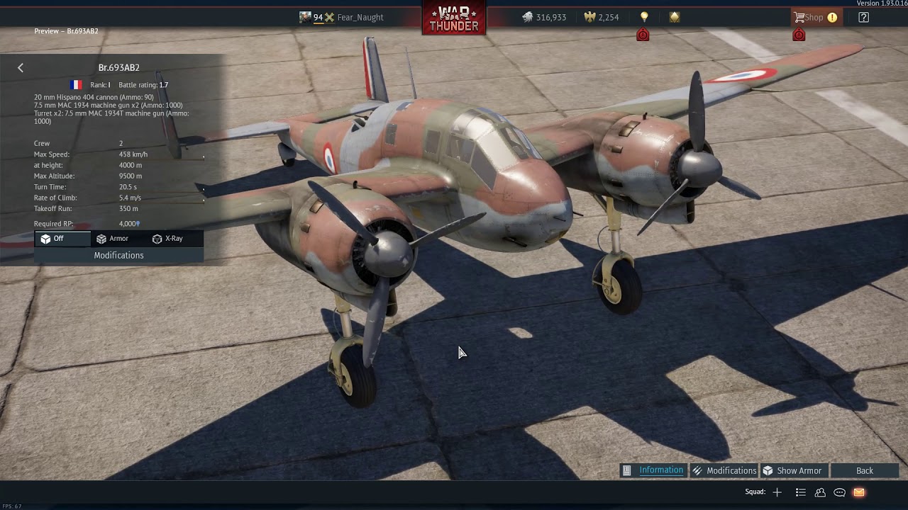 "New" Air Vehicles:War Thunder Update 1.93 "Shark Attack" Dev Server