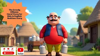 The Greedy Milkman Story | Moral Story for Kids in English | Bedtime Story