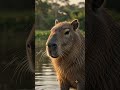 Why Is the World’s Largest Rodent So Fearless? #Capybara #Wildlife #Animals #shorts