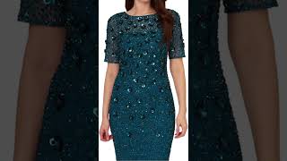 Adrianna Papell Women’s Beaded Cocktail Dress #fashion #dress #outfitideas #fashionstyle