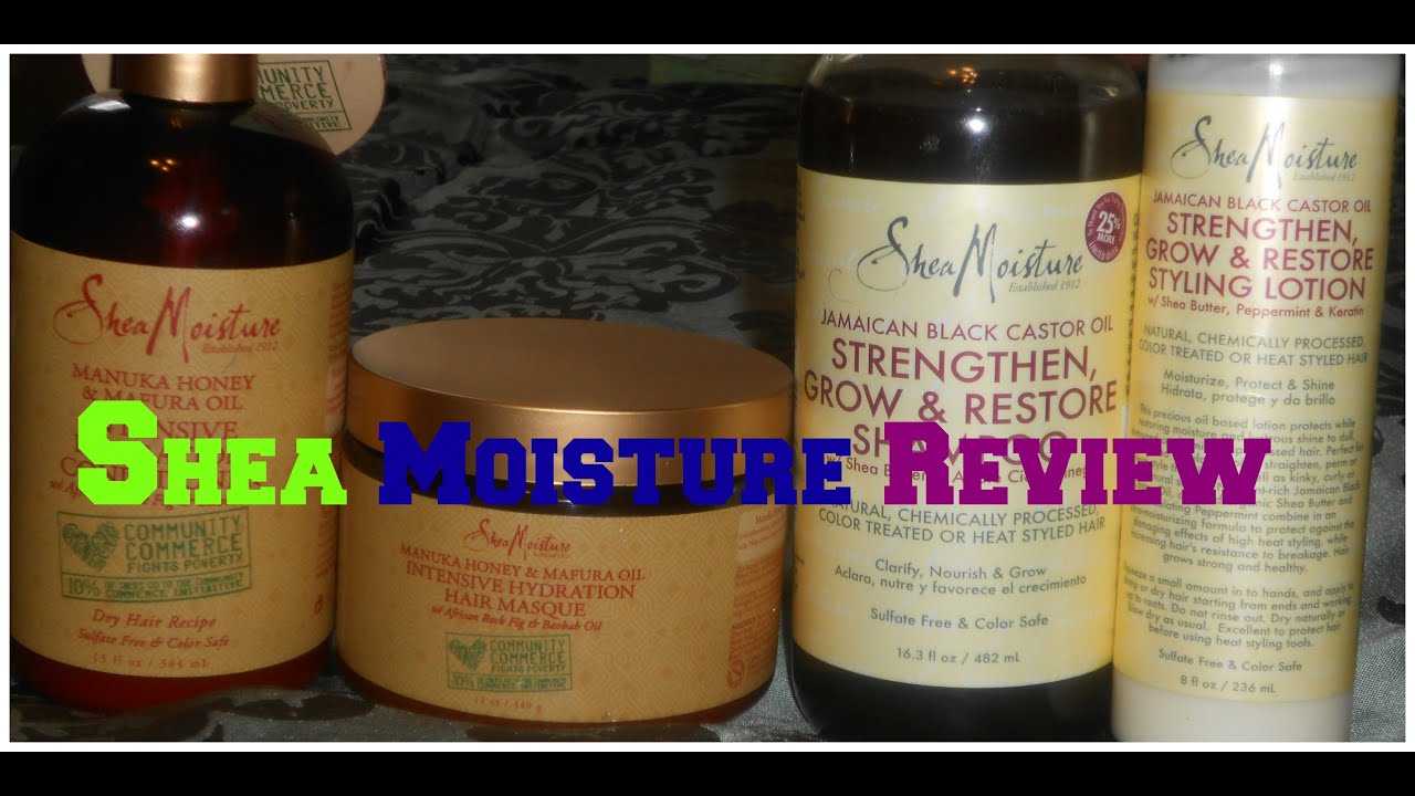 Review| New Shea Moisture !!!! - YouTube