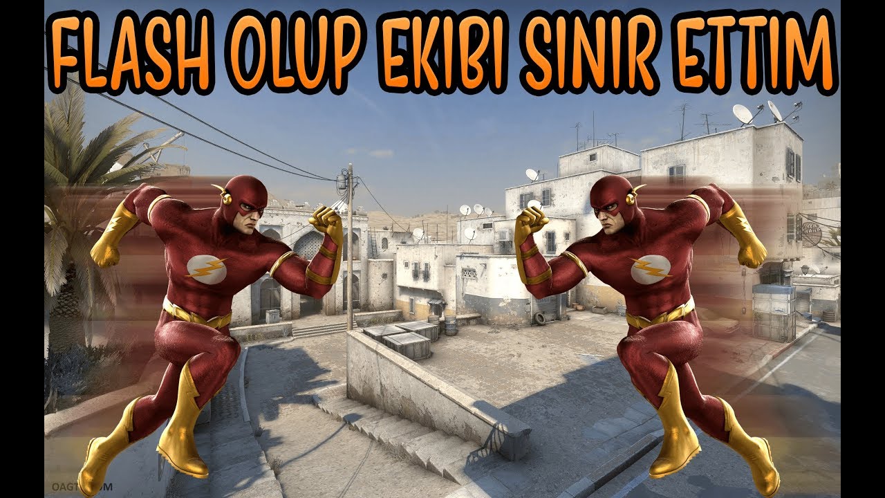 OHA! FLASH VS BÜTÜN EKİP EFSANE OLDU!! CS:GO Süper Kahraman