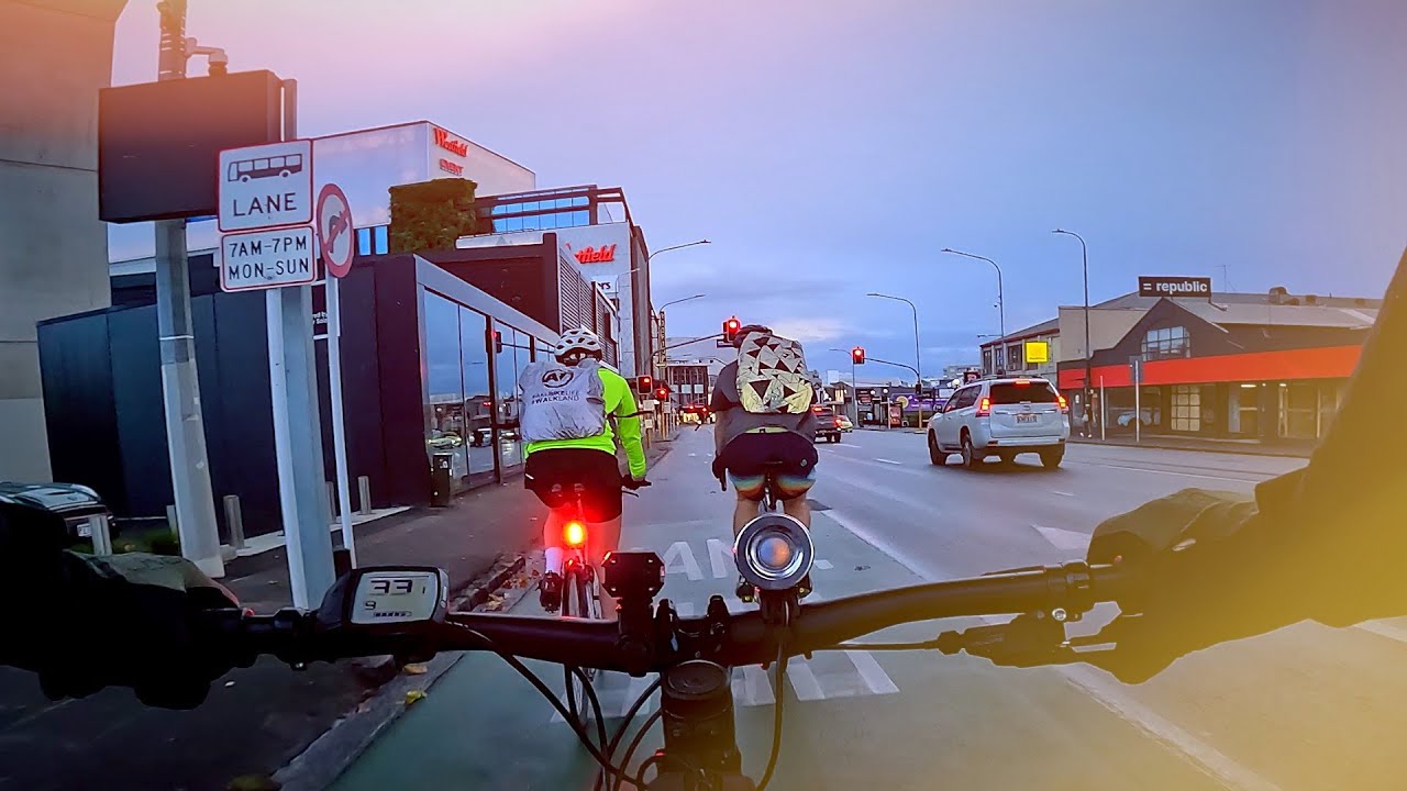 POV eBike | full morning commute- home to work 🇳🇿🚴🏻‍♂️Auckland New Zealand