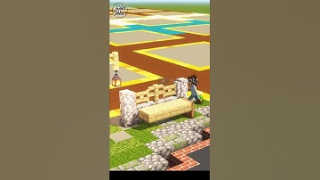 Cute Park Bench | Minecraft Decorations