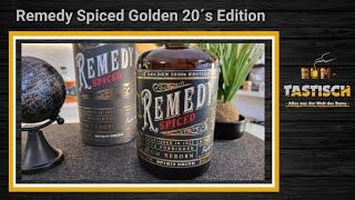 Remedy Golden 20´s Edition Spiced Rum 41.5% | Rum Info & Tasting 🥃 | "Ones forbitten..."