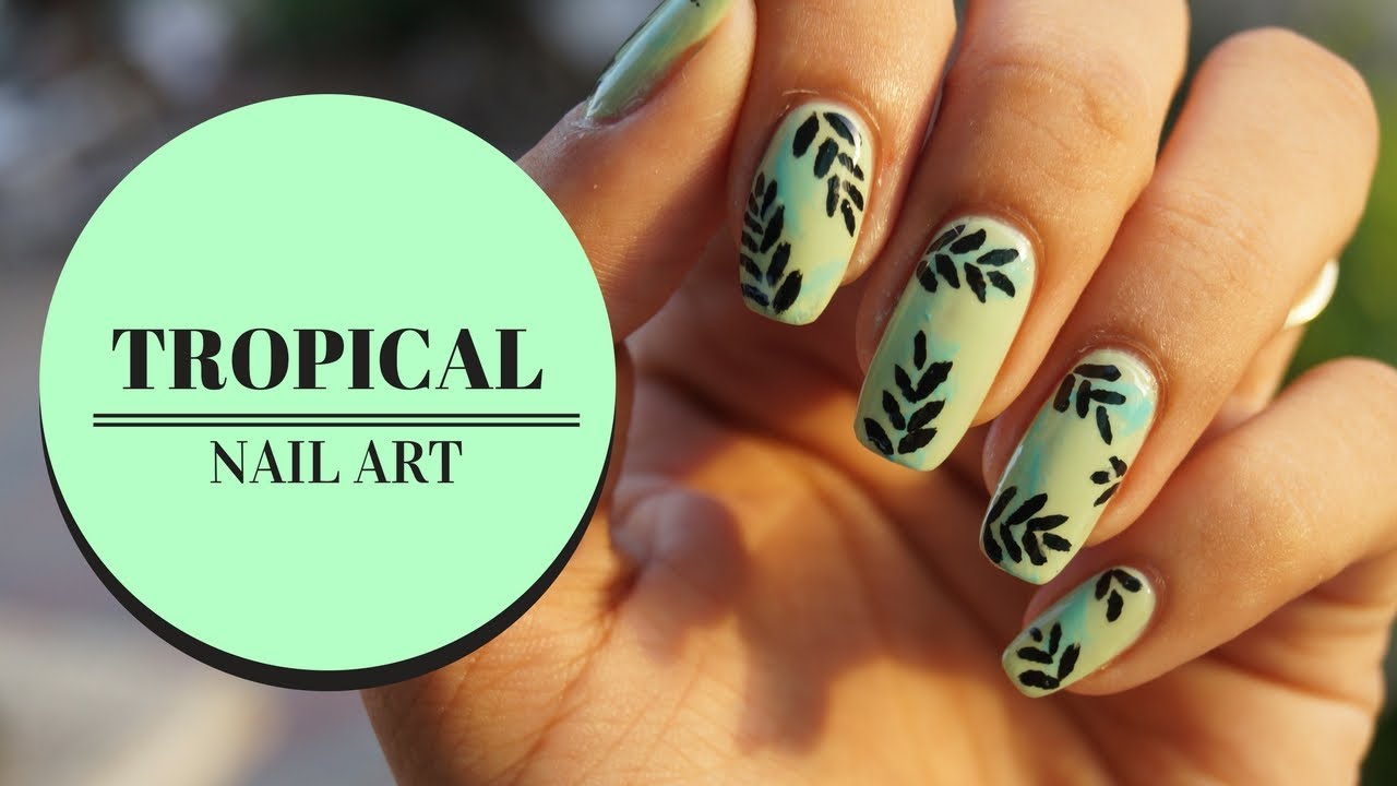 3. DIY Tropical Nail Art Using Tropicture Al - wide 5