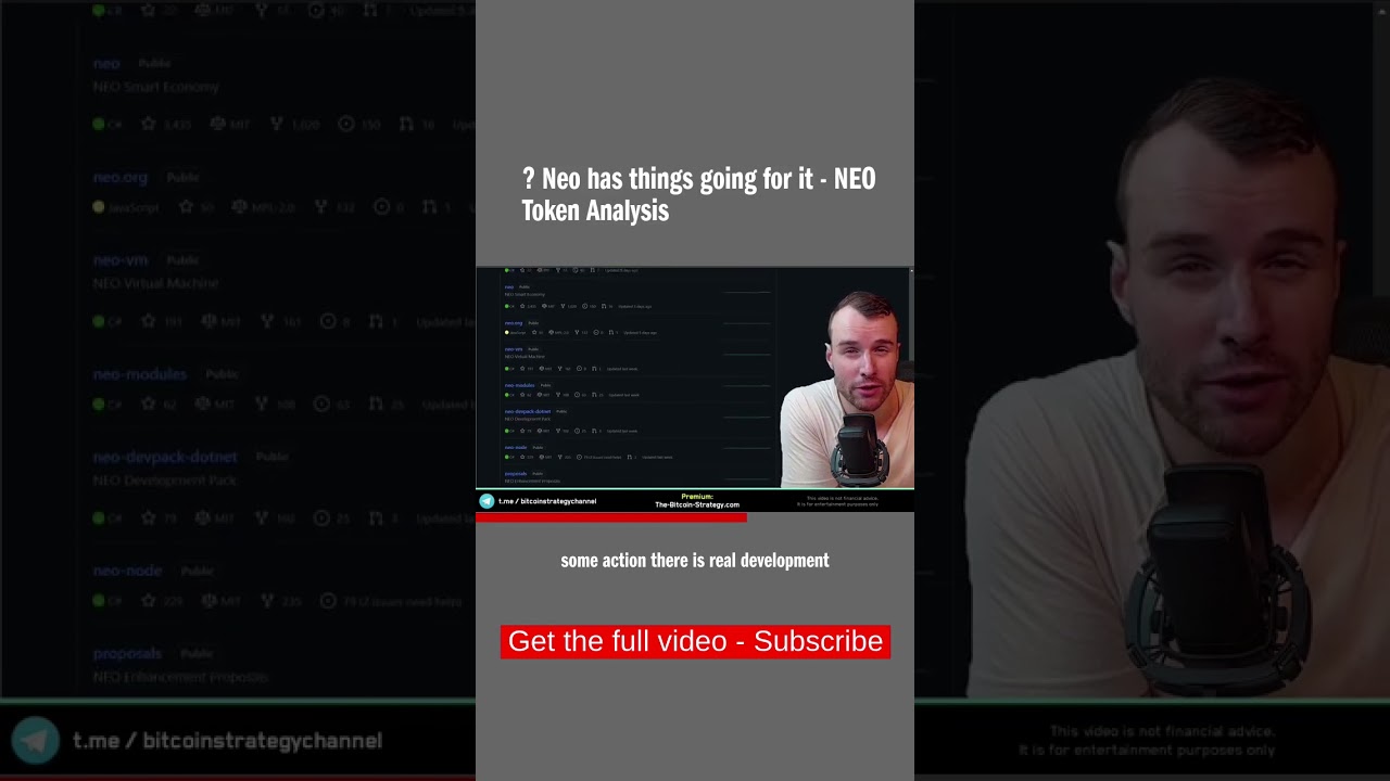 😮 Neo has things going for it - NEO Token Analysis - YouTube
