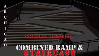 Blended Staircase and Ramp, #ArchiCAD tip