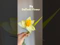 Easy diy daffodil flower 🌼 tissue paper crafting #diy#paperflower#shorts#trendingshorts#diycrafts