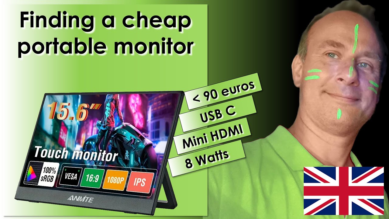 Cheap portable monitor review and where to find it - YouTube