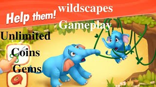 Wildscapes Gameplay for beginners |Wildscapes| | Unlimited Coins, Gems|
